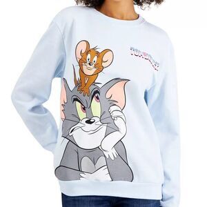 Warner Brothers Juniors' Tom &  Jerry Sweatshirt